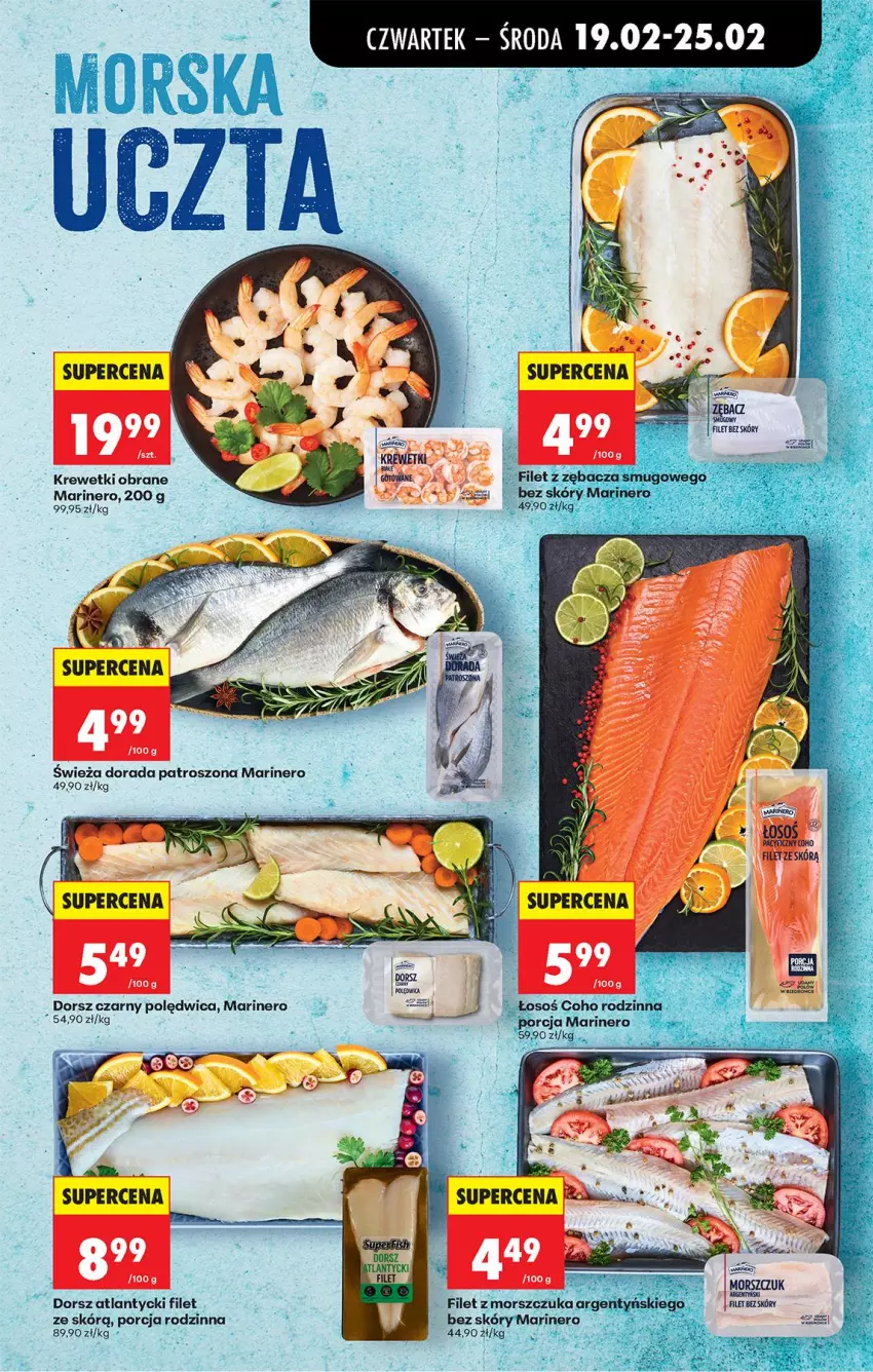 Gazetka promocyjna Biedronka - Od Czwartku - ważna 19.02 do 25.02.2026 - strona 37 - produkty: Dorsz, Fa, Filet z morszczuka, Polędwica, Por