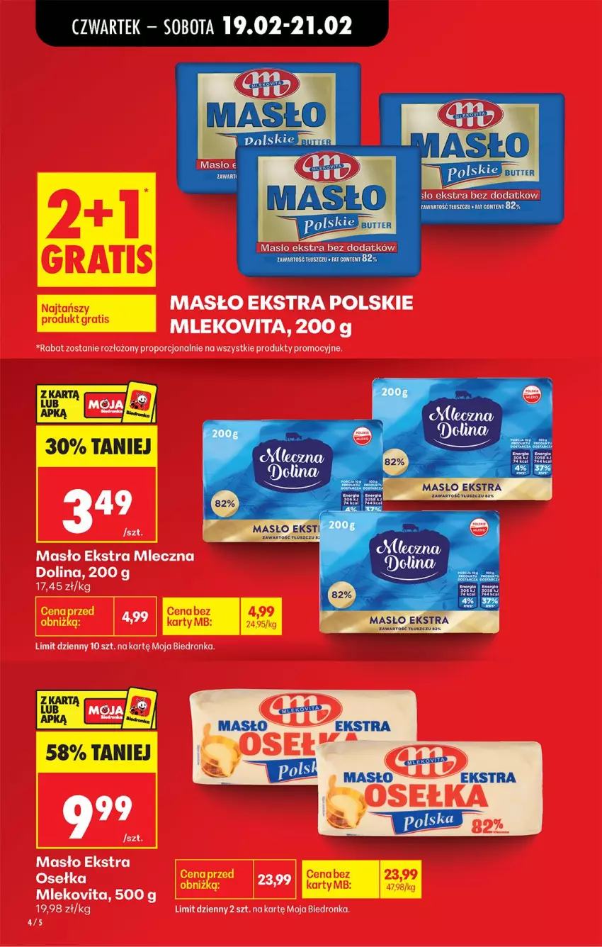 Gazetka promocyjna Biedronka - Od Czwartku - ważna 19.02 do 25.02.2026 - strona 6 - produkty: Fa, LG, Masło