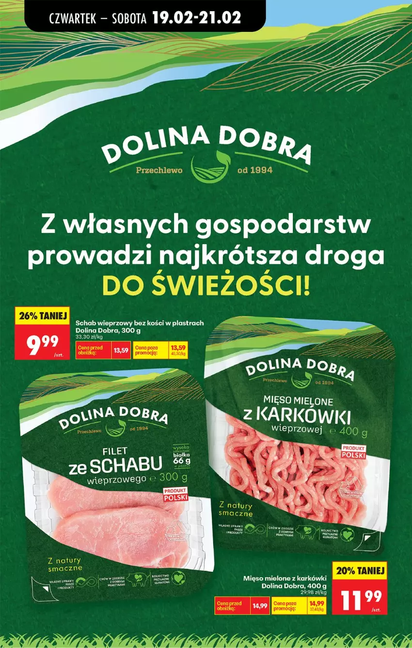 Gazetka promocyjna Biedronka - Od Czwartku - ważna 19.02 do 25.02.2026 - strona 71 - produkty: Fa, Mięso, Mięso mielone, Schab wieprzowy