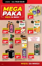 Gazetka promocyjna Biedronka - Od Czwartku - Gazetka - ważna od 25.02 do 25.02.2026 - strona 44 - produkty: Piwo, Sok pomarańczowy, Kurkuma, Sok, Mus, Napój energetyczny, Lack, Sok jabłkowy, Syrop, Oshee, Owoce, Napój, Herbapol, Imbir, Fa