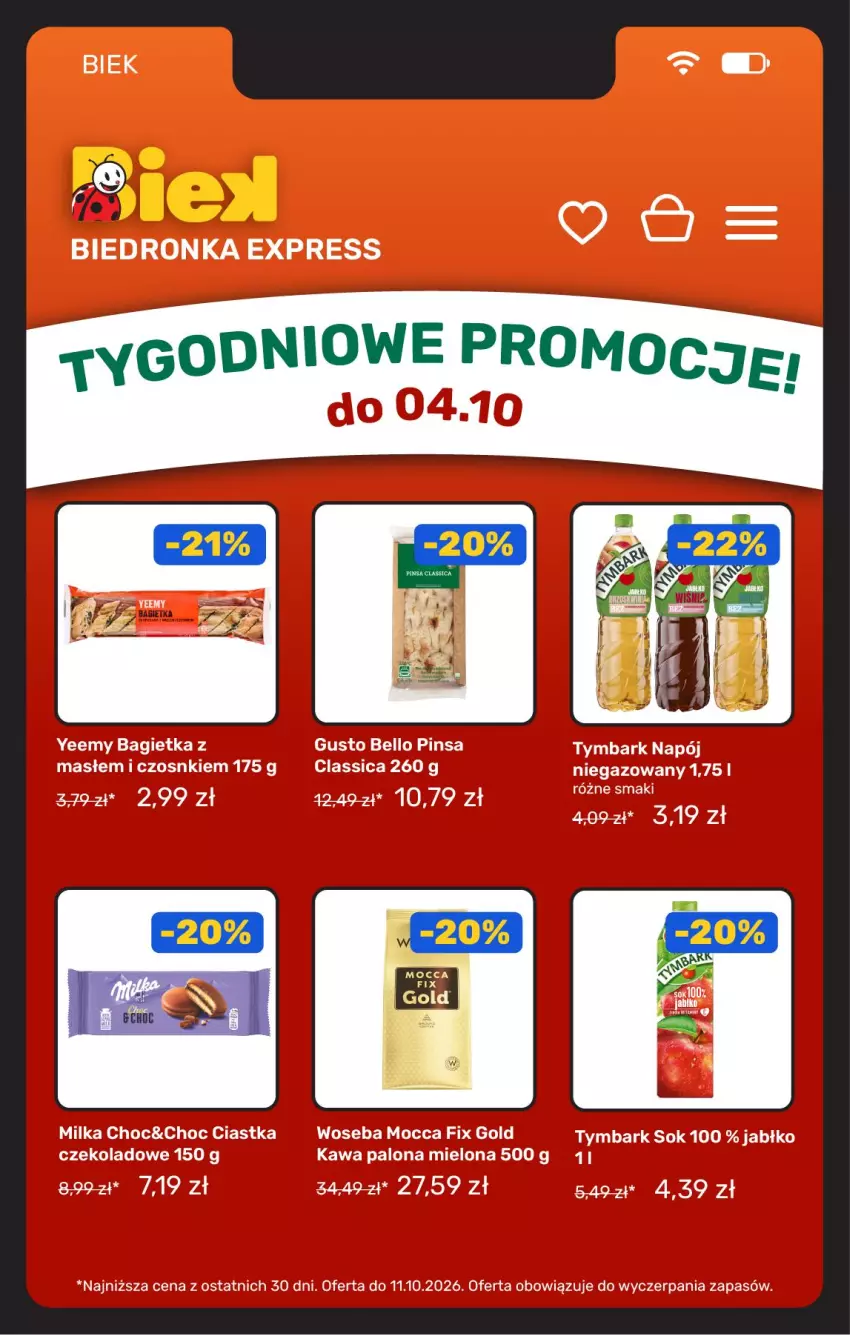 Gazetka promocyjna Biedronka - BIEK - ważna 09.10 do 16.10.2026 - strona 11 - produkty: Bagietka