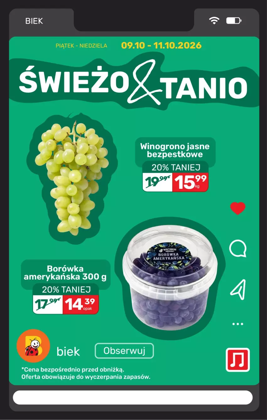 Gazetka promocyjna Biedronka - BIEK - ważna 09.10 do 16.10.2026 - strona 17 - produkty: Wino