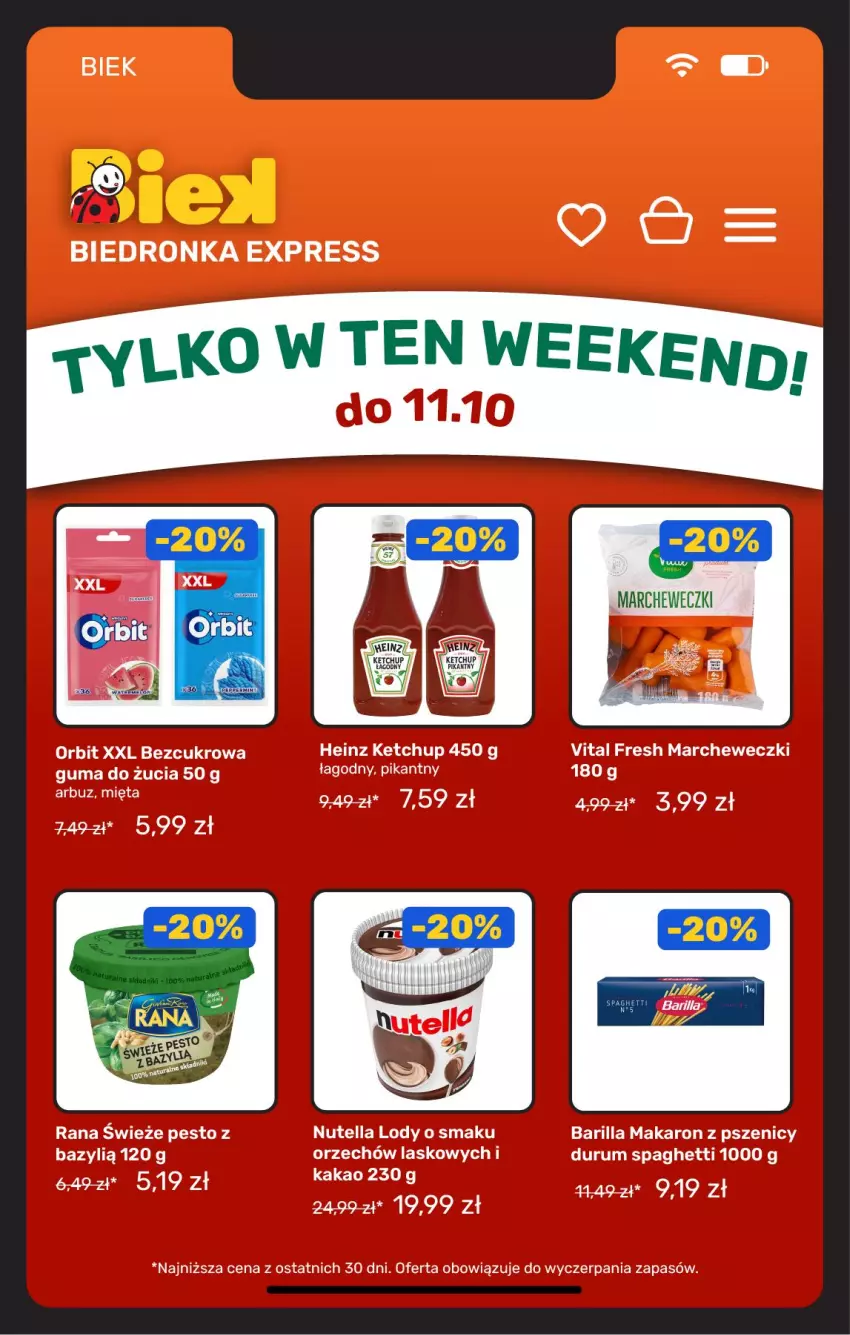 Gazetka promocyjna Biedronka - BIEK - ważna 09.10 do 16.10.2026 - strona 18 - produkty: Gra, Ketchup