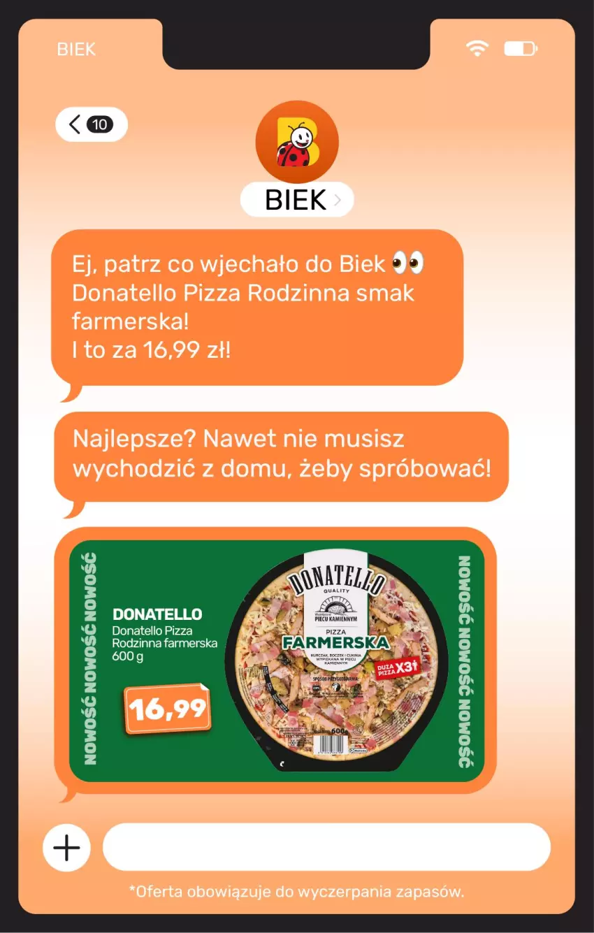 Gazetka promocyjna Biedronka - BIEK - ważna 09.10 do 16.10.2026 - strona 25 - produkty: Boczek, Fa, Kurczak, Pizza
