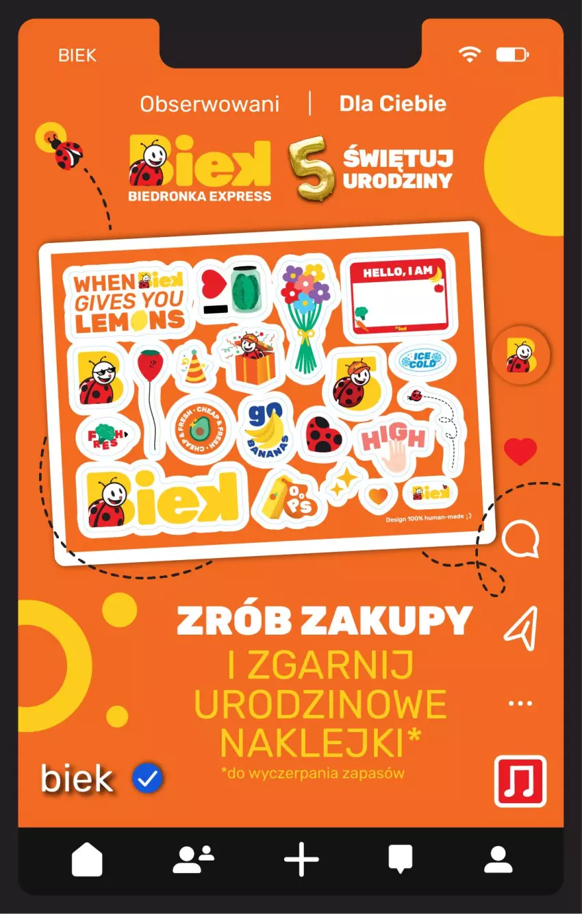 Gazetka promocyjna Biedronka - BIEK - ważna 09.10 do 16.10.2026 - strona 5 - produkty: Ser