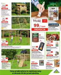 Gazetka promocyjna Leroy Merlin - Gazetka Leroy Merlin - Gazetka - ważna od 30.05 do 30.05.2023 - strona 7 - produkty: Piec, Sos, Inka, Huśtawka, Cynk, Siatka, Luxens, Dzieci, Siedzisko, Fotel, Lazur, Olej, Pokrywa, Lakier