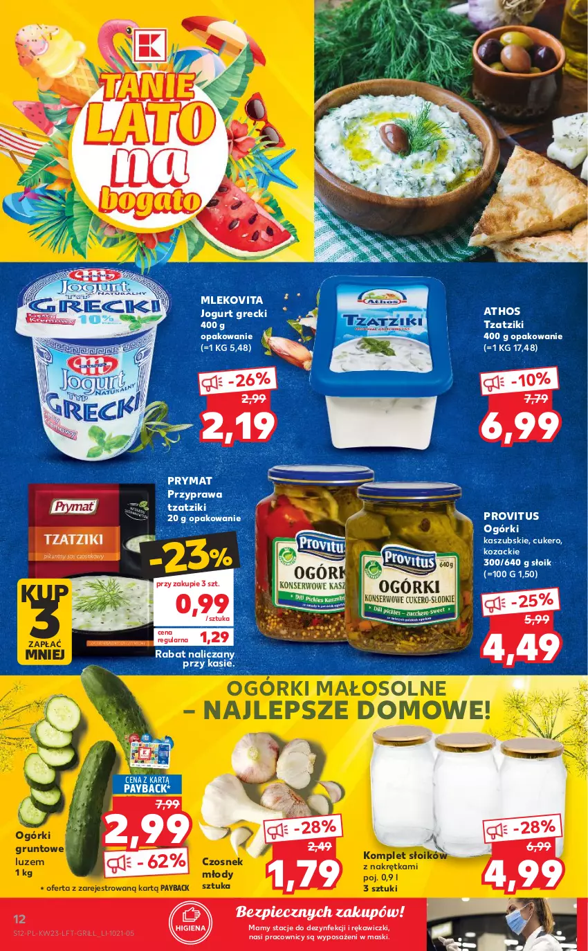 Gazetka promocyjna Kaufland - OFERTA TYGODNIA - ważna 10.06 do 16.06.2021 - strona 12 - produkty: Czosnek, Grill, Grunt, Jogurt, Mleko, Mlekovita, Piec, Prymat