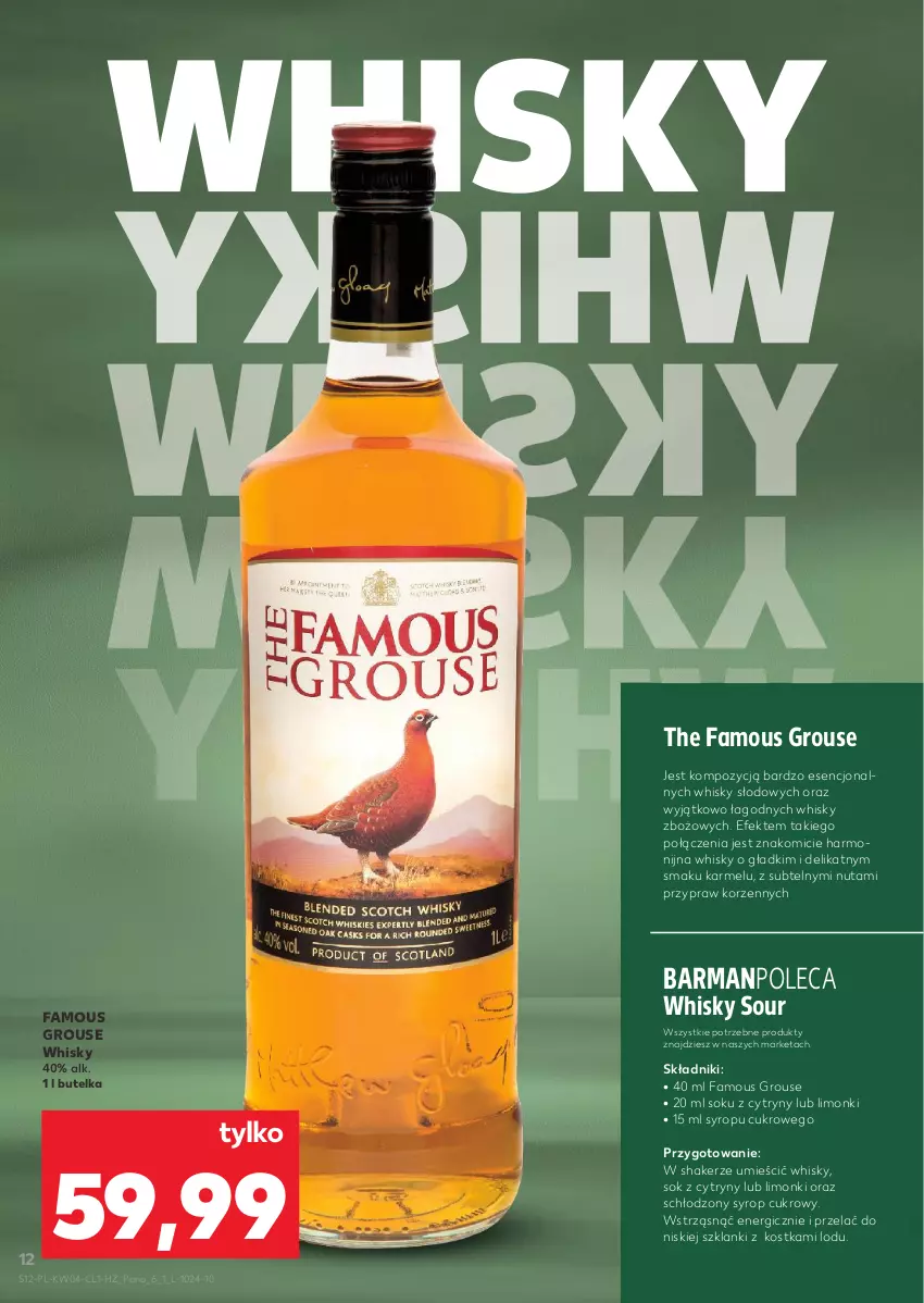 Gazetka promocyjna Kaufland - Barek Kauflandu - ważna 22.01 do 04.02.2026 - strona 12 - produkty: Cytryny, Fa, Lanki, Sok, Syrop, The Famous Grouse, Whisky