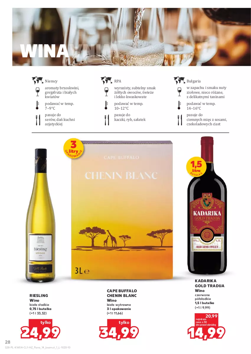 Gazetka promocyjna Kaufland - Barek Kauflandu - ważna 22.01 do 04.02.2026 - strona 28 - produkty: Fa, Grejpfrut, Nuty, Róża, Sałat, Ser, Sos, Wino, Wino białe, Wino czerwone