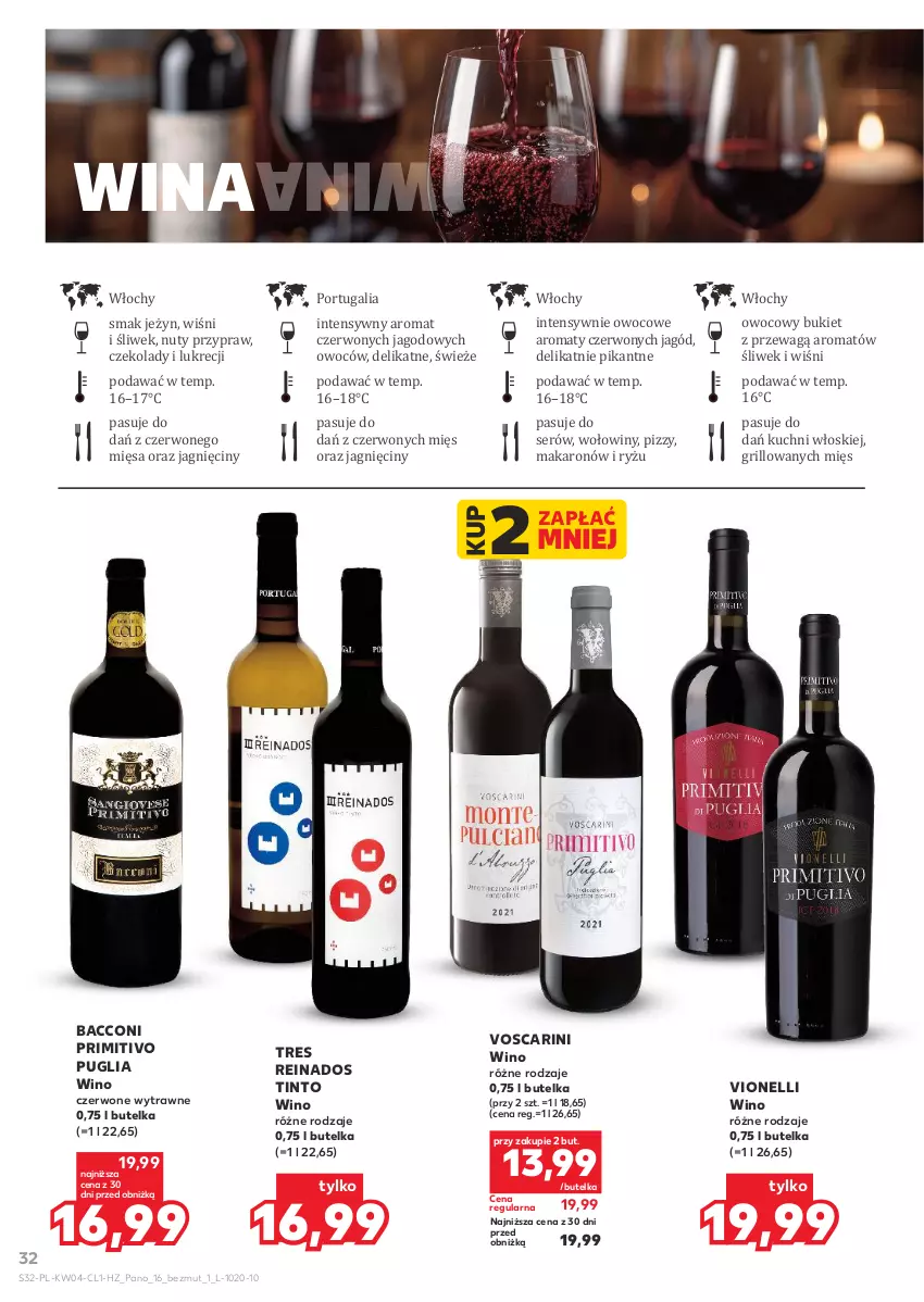 Gazetka promocyjna Kaufland - Barek Kauflandu - ważna 22.01 do 04.02.2026 - strona 32 - produkty: Bukiet, Grill, Makaron, Nuty, Por, Ryż, Ser, Wino, Wino czerwone