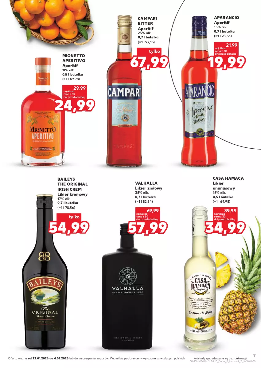 Gazetka promocyjna Kaufland - Barek Kauflandu - ważna 22.01 do 04.02.2026 - strona 7 - produkty: Ananas, Gin, Hama, Likier, Mionetto