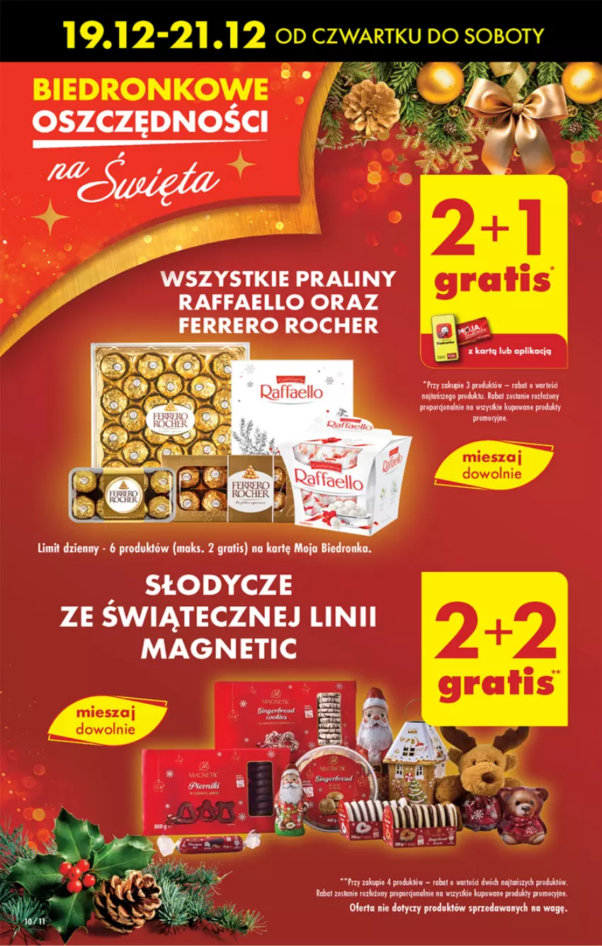 Gazetka promocyjna Biedronka - Od Czwartku - ważna 19.12 do 25.12.2024 - strona 10 - produkty: Fa, Ferrero, Ferrero Rocher, Gra, Por, Praliny, Raffaello