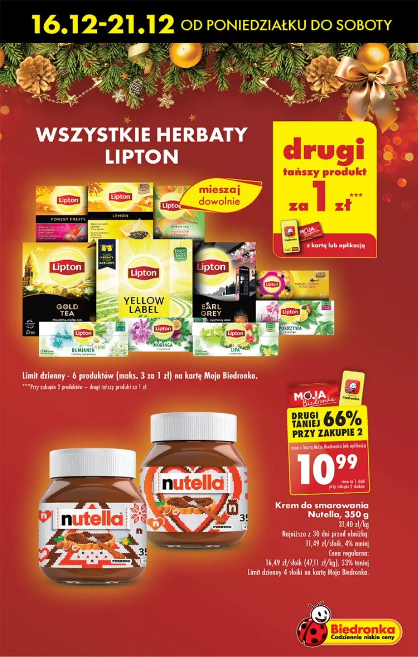 Gazetka promocyjna Biedronka - Od Czwartku - ważna 19.12 do 25.12.2024 - strona 11 - produkty: Fa, Lipton, Manta