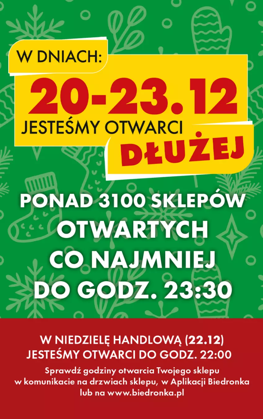 Gazetka promocyjna Biedronka - Od Czwartku - ważna 19.12 do 25.12.2024 - strona 16 - produkty: Drzwi