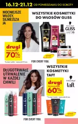 Gazetka promocyjna Biedronka - Od Czwartku - Gazetka - ważna od 25.12 do 25.12.2024 - strona 68 - produkty: Schwarzkopf, Taft