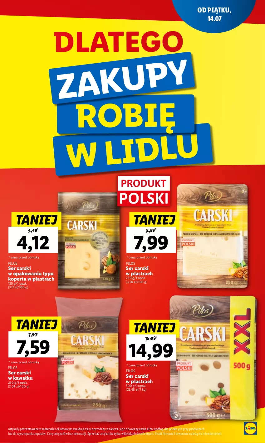 Gazetka promocyjna Lidl - GAZETKA - ważna 17.07 do 22.07.2023 - strona 17 - produkty: Cars, Kawa, Pilos, Ser