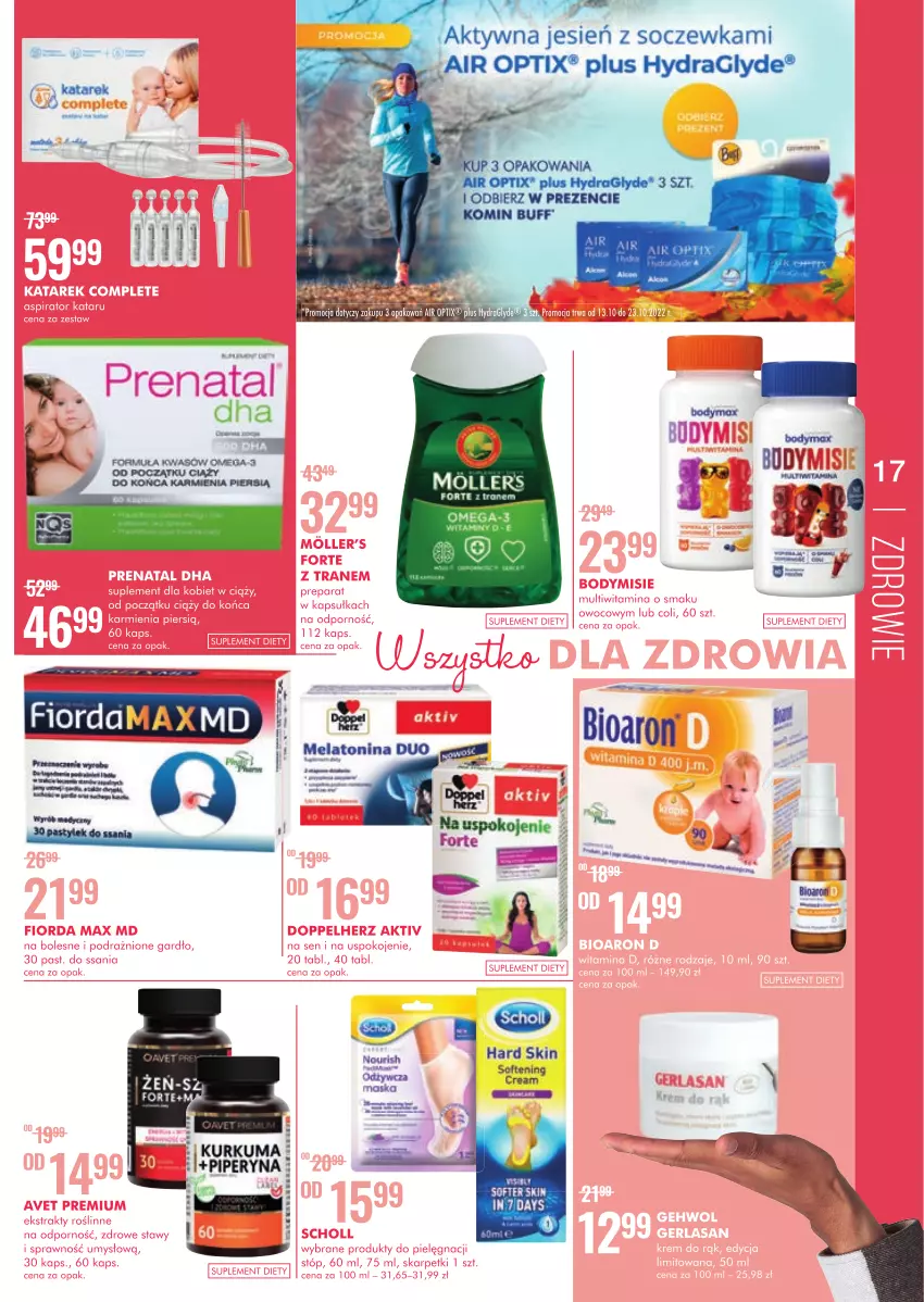 Gazetka promocyjna Super Pharm - Gazetka - ważna 21.10 do 23.10.2022 - strona 17 - produkty: Bioaron, Kurkuma, Omega-3, Tran