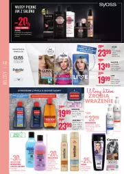 Gazetka promocyjna Super Pharm - Gazetka - Gazetka - ważna od 23.10 do 23.10.2022 - strona 12 - produkty: Palette, Wellaflex, Kosmetyki do pielęgnacji, Wella, Tonik, Szampon, Syoss