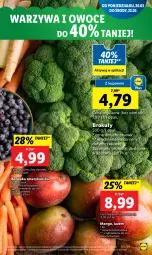 Gazetka promocyjna Lidl - GAZETKA - Gazetka - ważna od 22.03 do 22.03.2023 - strona 17 - produkty: Warzywa, Borówka, Borówka amerykańska, Warzywa i owoce, Owoce, Brokuły, Mango