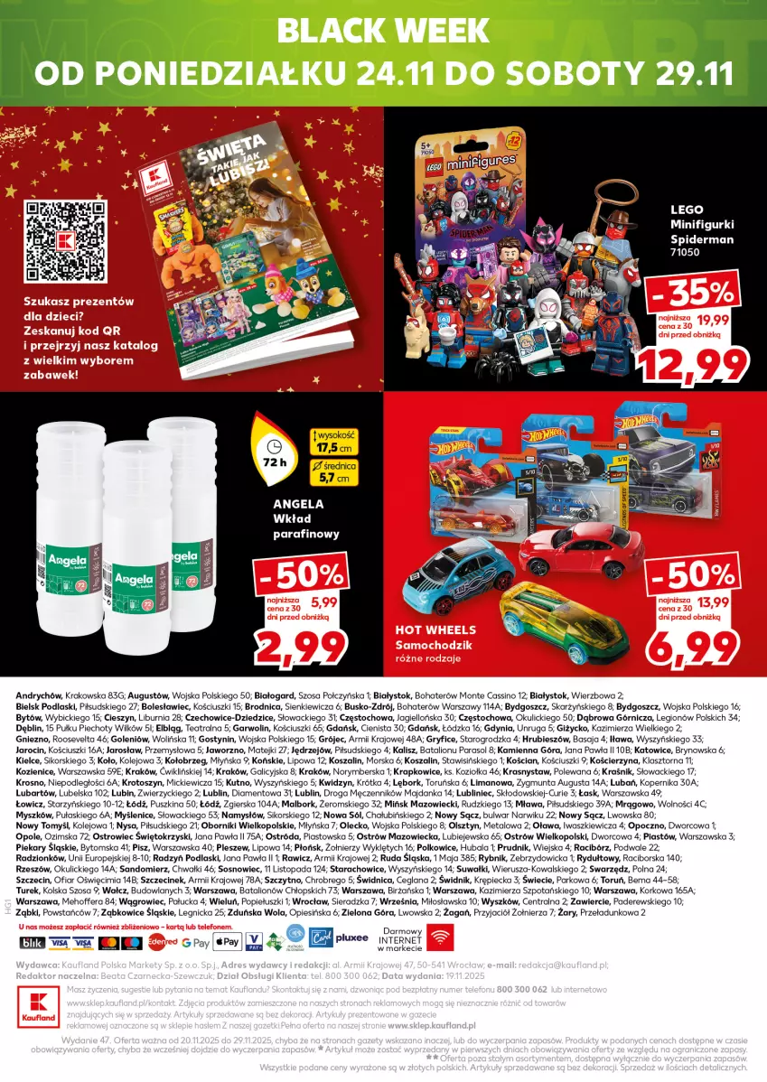 Gazetka promocyjna Kaufland - Kaufland - ważna 20.11 do 26.11.2025 - strona 56 - produkty: BIC, Gry, Kosz, LANA, LEGO, Lion, Monte, Mysz, Namysłów, Olej, Parasol, Piast, Piec, Podlaski, Sól, Sos, Szal, Top