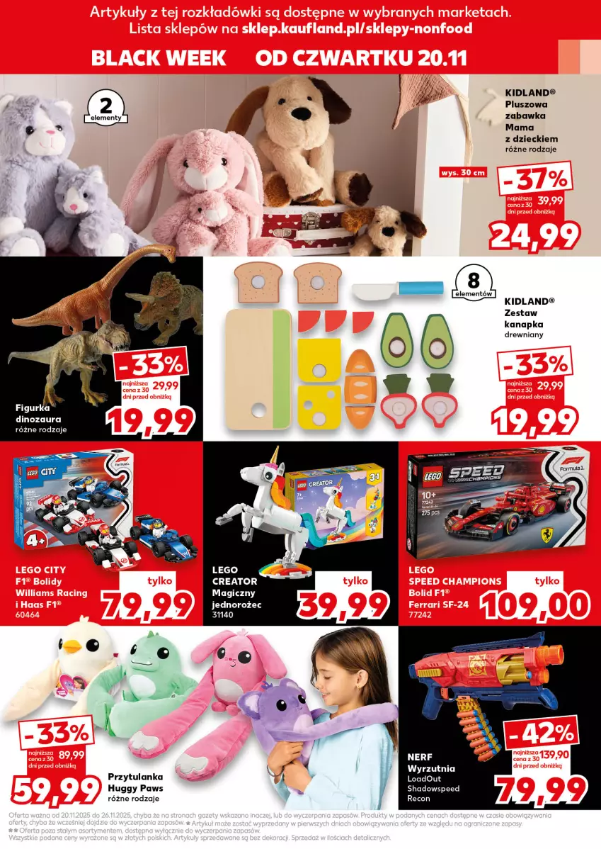 Gazetka promocyjna Kaufland - Kaufland - ważna 20.11 do 26.11.2025 - strona 9 - produkty: Dinozaur, Jednorożec, Nerf, Wyrzutnia, Zabawka