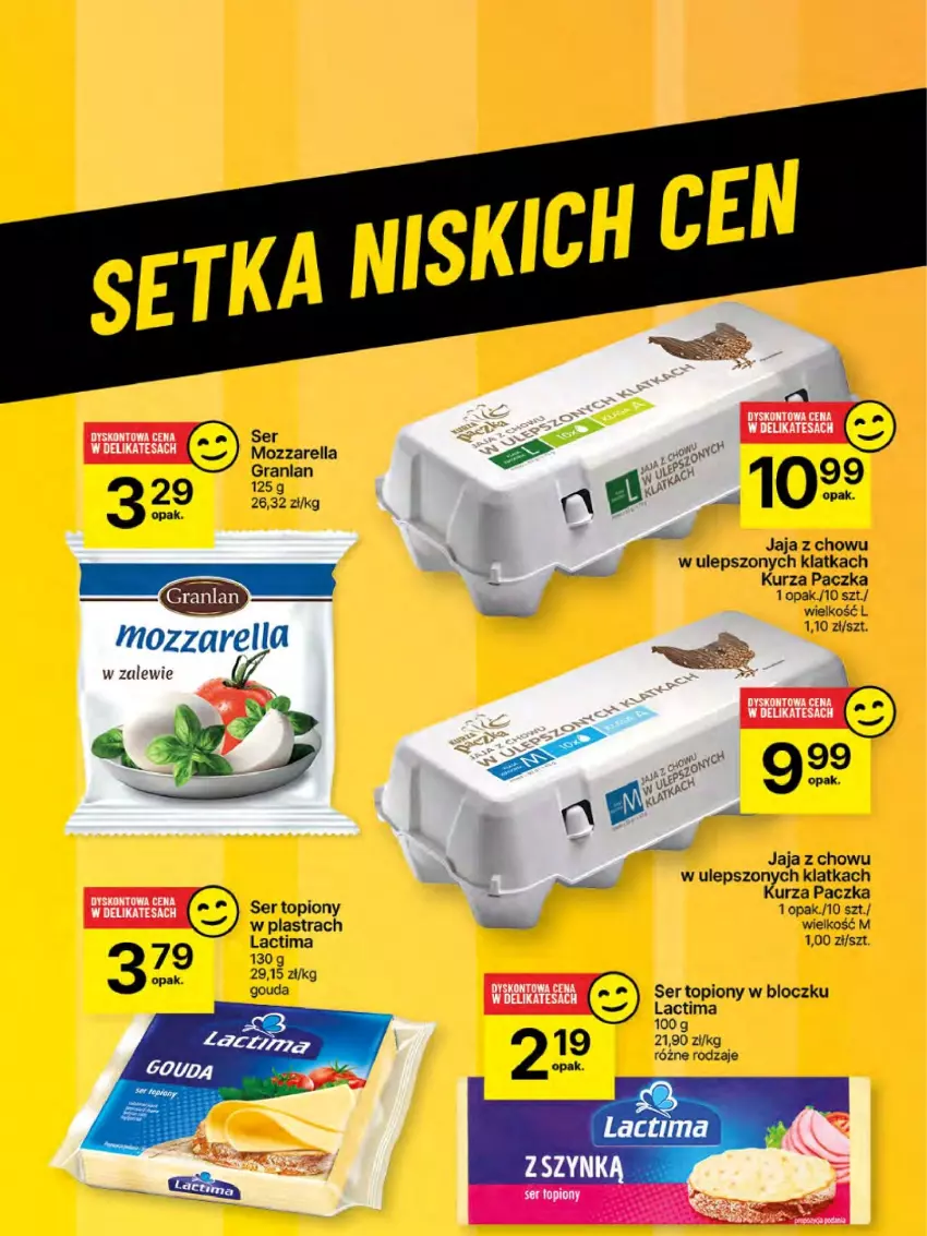 Gazetka promocyjna Delikatesy Centrum - NOWA GAZETKA Delikatesy Centrum od 6 marca! 6-12.03.2025 - ważna 06.03 do 12.03.2025 - strona 49 - produkty: Gouda, Gra, Jaja, Mozzarella, Ser, Ser topiony, Top