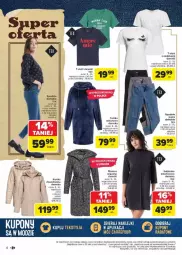 Gazetka promocyjna Carrefour - Gazetka - ważna od 01.03 do 01.03.2025 - strona 17 - produkty: Spodnie jeans, Kurtka, T-shirt, Ozdoba, Płaszcz, Spodnie, Sukienka, Tunika