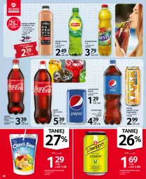 Gazetka promocyjna Selgros - Oferta spożywcza - Gazetka - ważna od 05.10 do 05.10.2022 - strona 28 - produkty: Coca-Cola, Napoje, Pepsi, Tiger, Schweppes, Lipton, Tymbark, Napój, Nestea