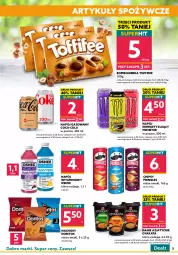 Gazetka promocyjna Dealz - WIELKIE OTWARCIE 17.03.2022Wodzisław Śląski, Park Handlowy - Gazetka - ważna od 31.03 do 31.03.2022 - strona 3 - produkty: HiPP, Ciastka, Kinder Bueno, Chipsy, Coca-Cola, Bounty, Twix, Napój gazowany, Mars, Artykuły spożywcze, Toffifee, Oshee, Pringles, Haribo, Napój, Kinder