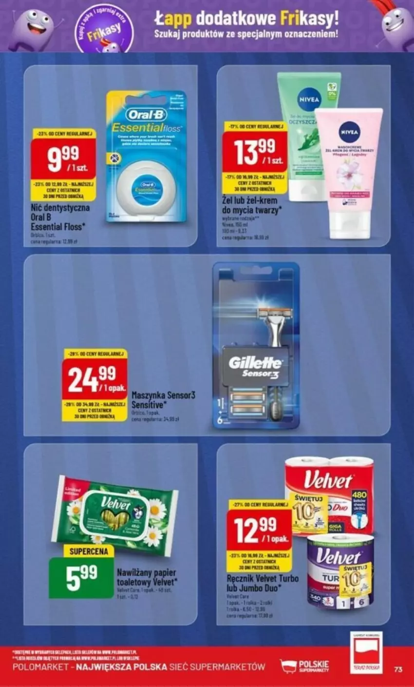 Gazetka promocyjna PoloMarket - ważna 14.08 do 20.08.2024 - strona 71 - produkty: LG, Maszynka, Nawilżany papier, Nić dentystyczna, Oral B, Papier, Ręcznik, Szynka, Velvet