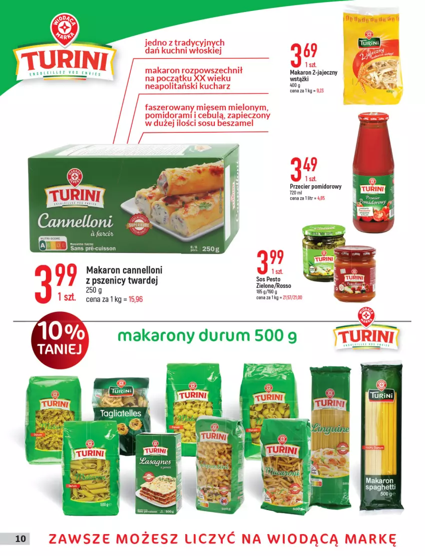 Gazetka promocyjna E Leclerc - ważna 31.05 do 11.06.2022 - strona 10 - produkty: Makaron, Pesto, Rum, Sos, Spaghetti, Tagliatelle