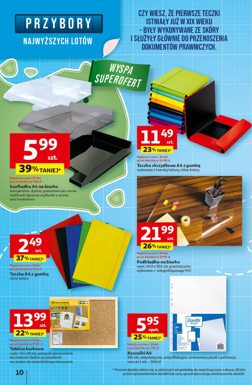 Gazetka promocyjna Auchan - Pewność niskich cen Hipermarket - ważna 07.08 do 13.08.2025 - strona 10 - produkty: Acana, Biurko, Gra, Granat, Kask, Kosz, Pasek, Podkład, Podkładka, Tran