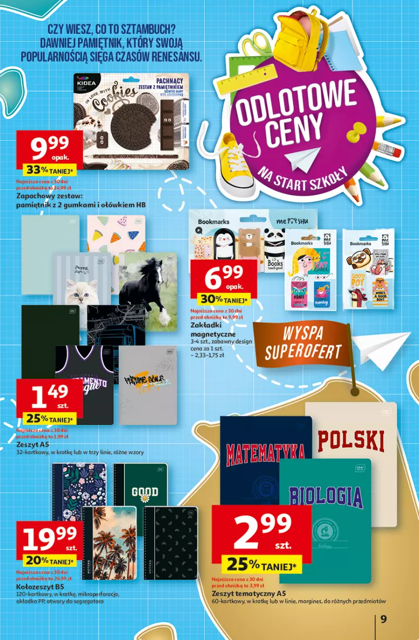 Gazetka promocyjna Auchan - Pewność niskich cen Hipermarket - ważna 07.08 do 13.08.2025 - strona 9 - produkty: Gin, Miód, Pamiętnik