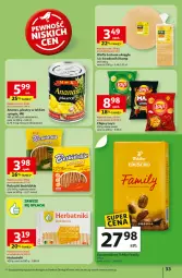 Gazetka promocyjna Auchan - Pewność niskich cen Hipermarket - Gazetka - ważna od 13.08 do 13.08.2025 - strona 33 - produkty: Herbatniki Petit Beurre, Beskidzki, Ananas, Chipsy, Wafle, Herbatniki, Syrop, Wafle tortowe