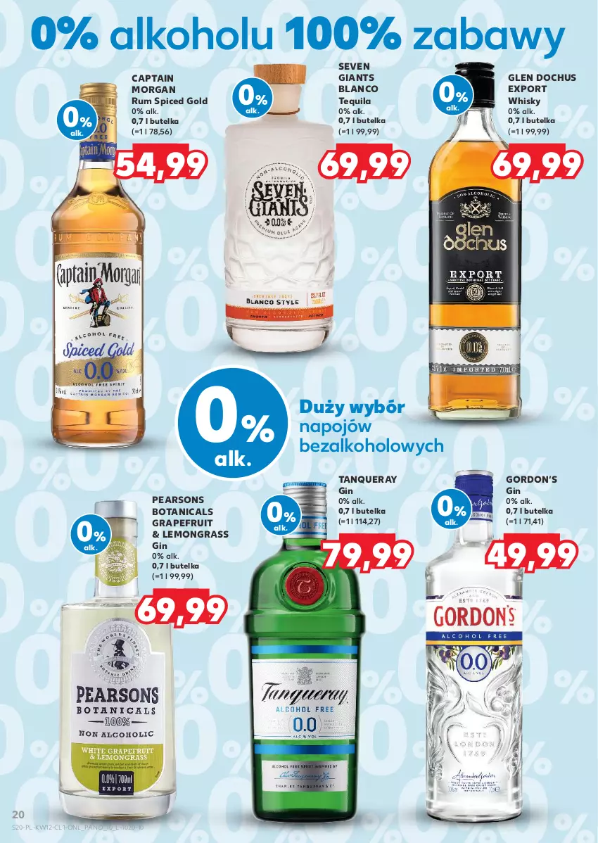 Gazetka promocyjna Kaufland - Barek Kauflandu - ważna 20.03 do 02.04.2025 - strona 20 - produkty: Captain Morgan, Gin, Gra, Por, Rum, Tequila, Whisky