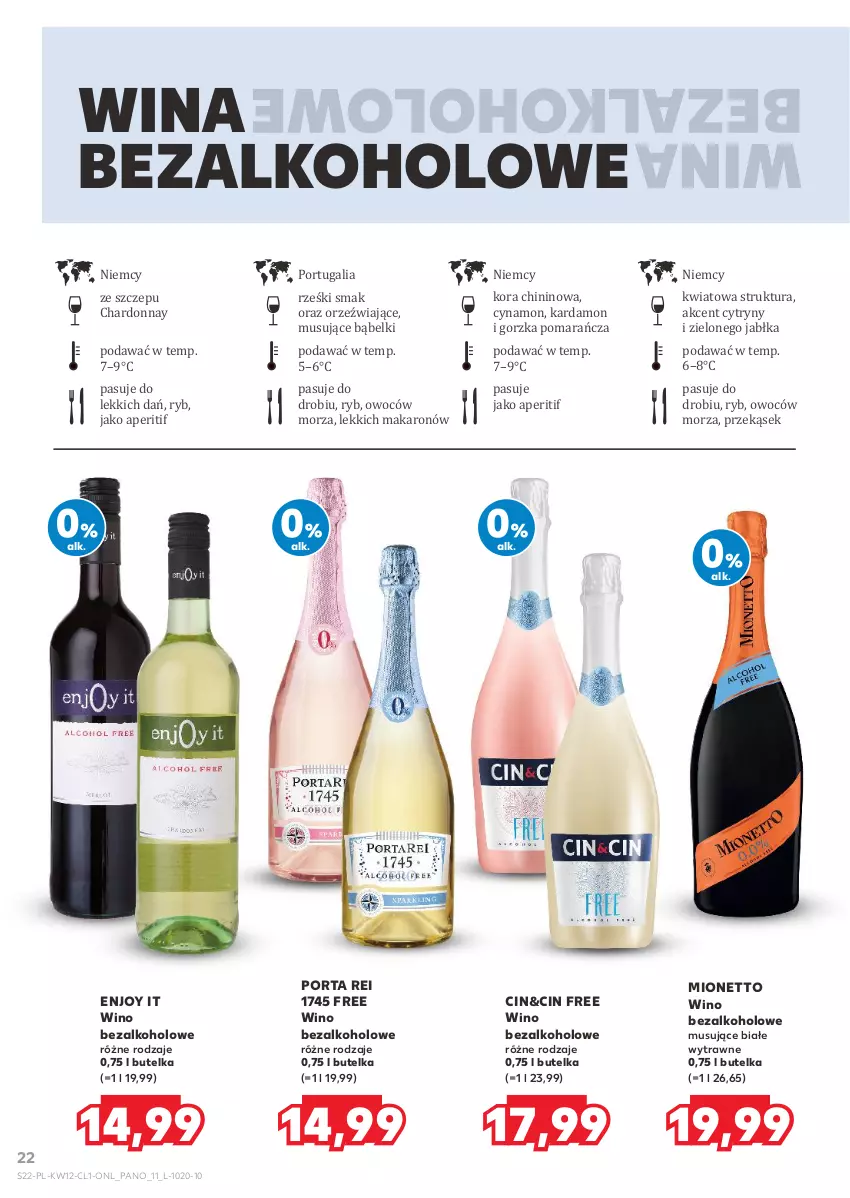 Gazetka promocyjna Kaufland - Barek Kauflandu - ważna 20.03 do 02.04.2025 - strona 22 - produkty: Chardonnay, Cytryny, Jabłka, Makaron, Mionetto, Mus, Por, Wino, Wino bezalkoholowe