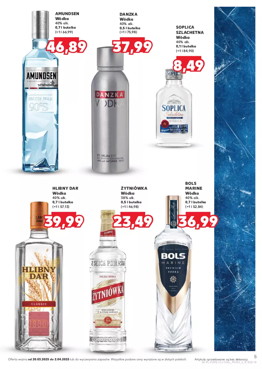 Gazetka promocyjna Kaufland - Barek Kauflandu - ważna 20.03 do 02.04.2025 - strona 5 - produkty: Amundsen, Bols, Soplica, Wódka