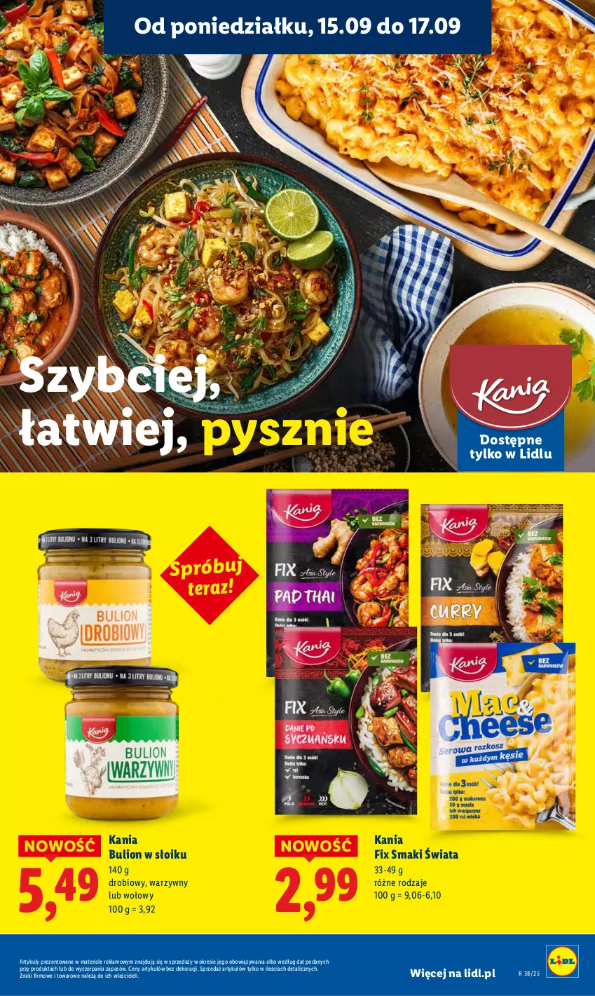 Gazetka promocyjna Lidl - GAZETKA - ważna 15.09 do 17.09.2025 - strona 35 - produkty: Bulion, Lion, Tera