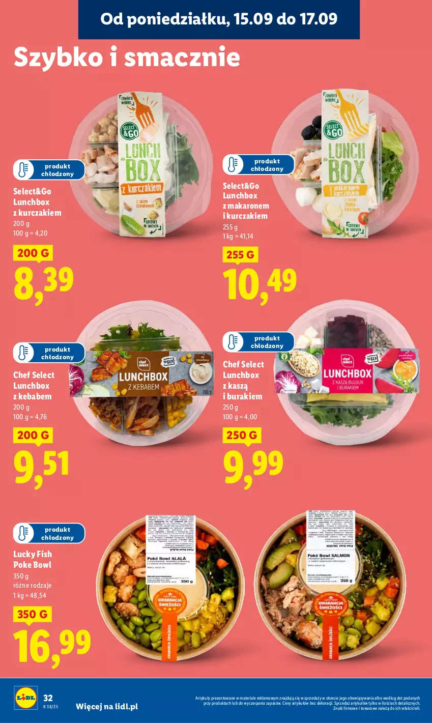 Gazetka promocyjna Lidl - GAZETKA - ważna 15.09 do 17.09.2025 - strona 36 - produkty: Buraki, Kebab, Kurczak, Makaron