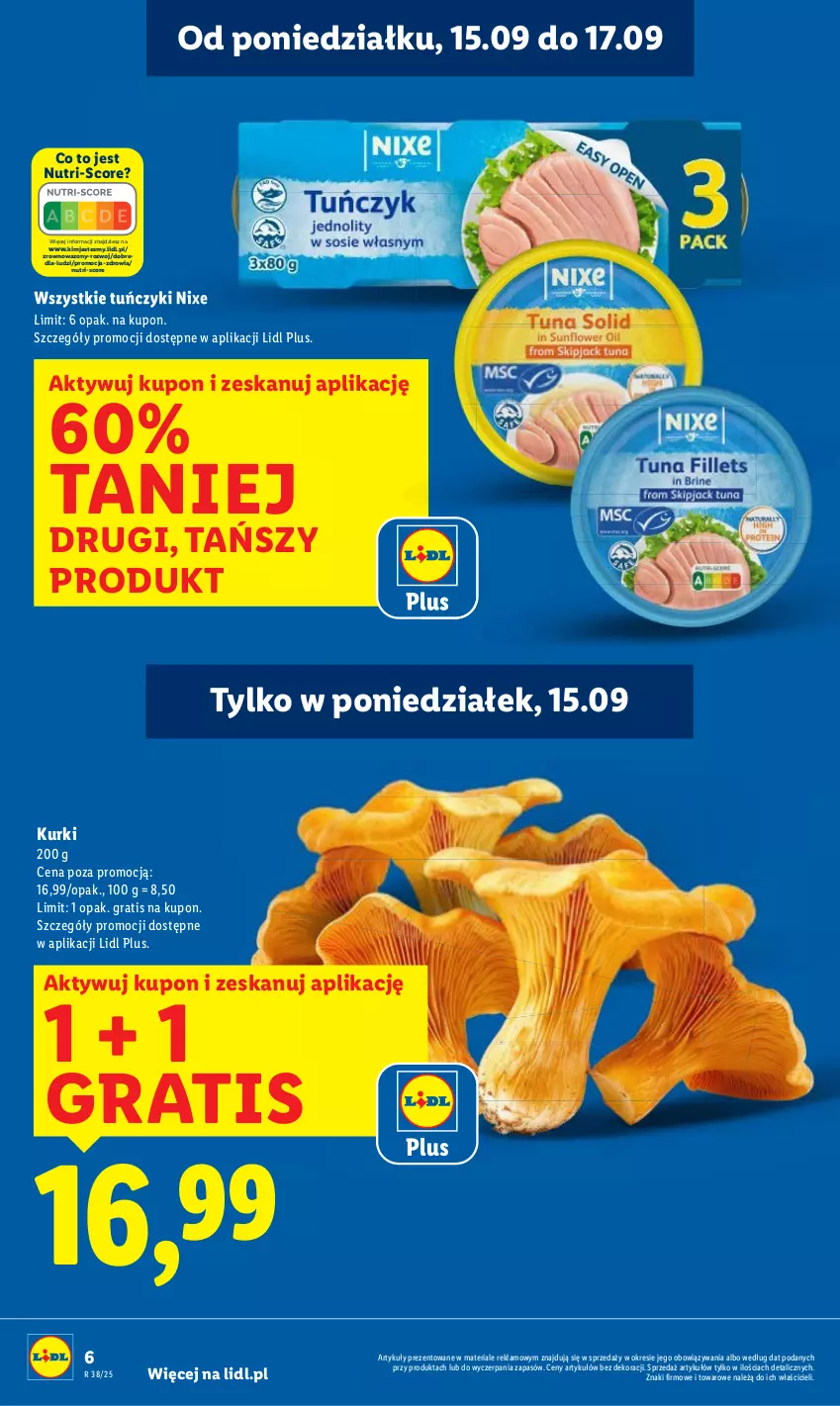Gazetka promocyjna Lidl - GAZETKA - ważna 15.09 do 17.09.2025 - strona 6 - produkty: Gra, Tuńczyk, Wazon