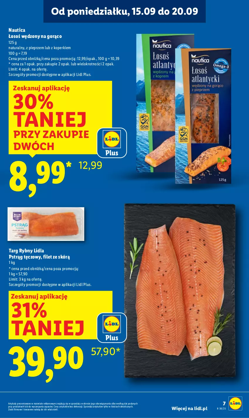 Gazetka promocyjna Lidl - GAZETKA - ważna 15.09 do 17.09.2025 - strona 7 - produkty: Pieprz, Pstrąg, Pstrąg tęczowy