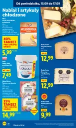 Gazetka promocyjna Lidl - GAZETKA - Gazetka - ważna od 17.09 do 17.09.2025 - strona 30 - produkty: Ser, Gra, Deska serów, Ser owczy, Jogurt, Pilos, Gouda