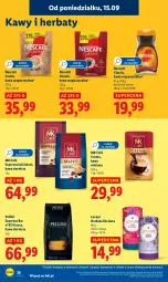Gazetka promocyjna Lidl - GAZETKA - Gazetka - ważna od 17.09 do 17.09.2025 - strona 44 - produkty: Nescafé, Kawa rozpuszczalna, Kawa ziarnista, Kawa mielona, Kawa, Herbata