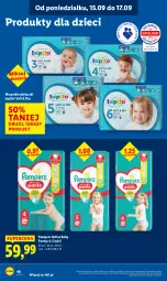 Gazetka promocyjna Lidl - GAZETKA - Gazetka - ważna od 17.09 do 17.09.2025 - strona 54 - produkty: Pampers, Dzieci