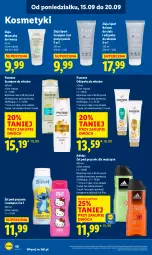 Gazetka promocyjna Lidl - GAZETKA - Gazetka - ważna od 17.09 do 17.09.2025 - strona 56 - produkty: Por, Pantene, Balsam do ciała, Adidas, Sport, Szampon, Ziaja, Odżywka