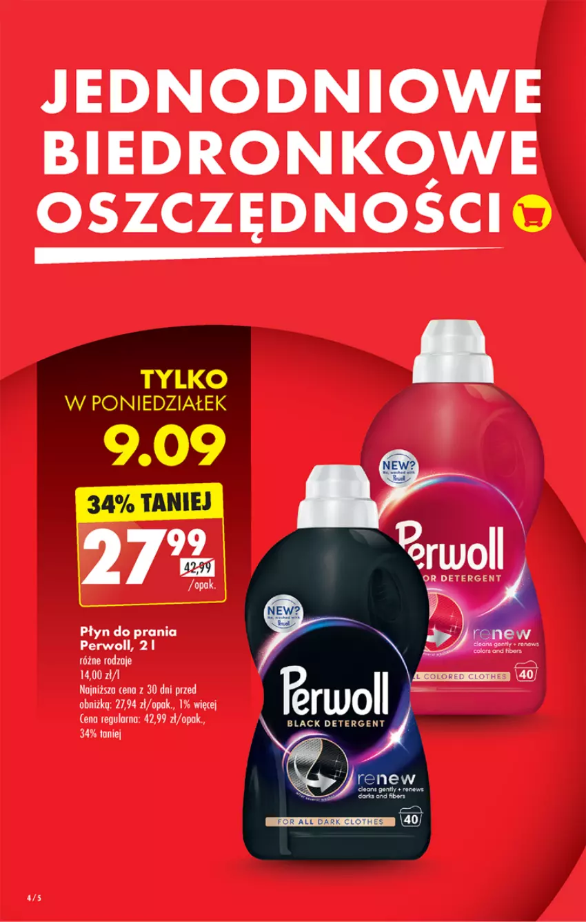 Gazetka promocyjna Biedronka - Od Poniedziałku - ważna 09.09 do 14.09.2024 - strona 6 - produkty: Perwoll, Płyn do prania