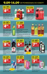 Gazetka promocyjna Biedronka - Od Poniedziałku - Gazetka - ważna od 14.09 do 14.09.2024 - strona 55 - produkty: Gin, Napój energetyczny, Red Bull, Coca-Cola, Tera, Lack, Lipton, Napój gazowany, Syrop, Brzoskwinie, Fanta, Napój niegazowany, Mango, Napój, Herbapol, Fa