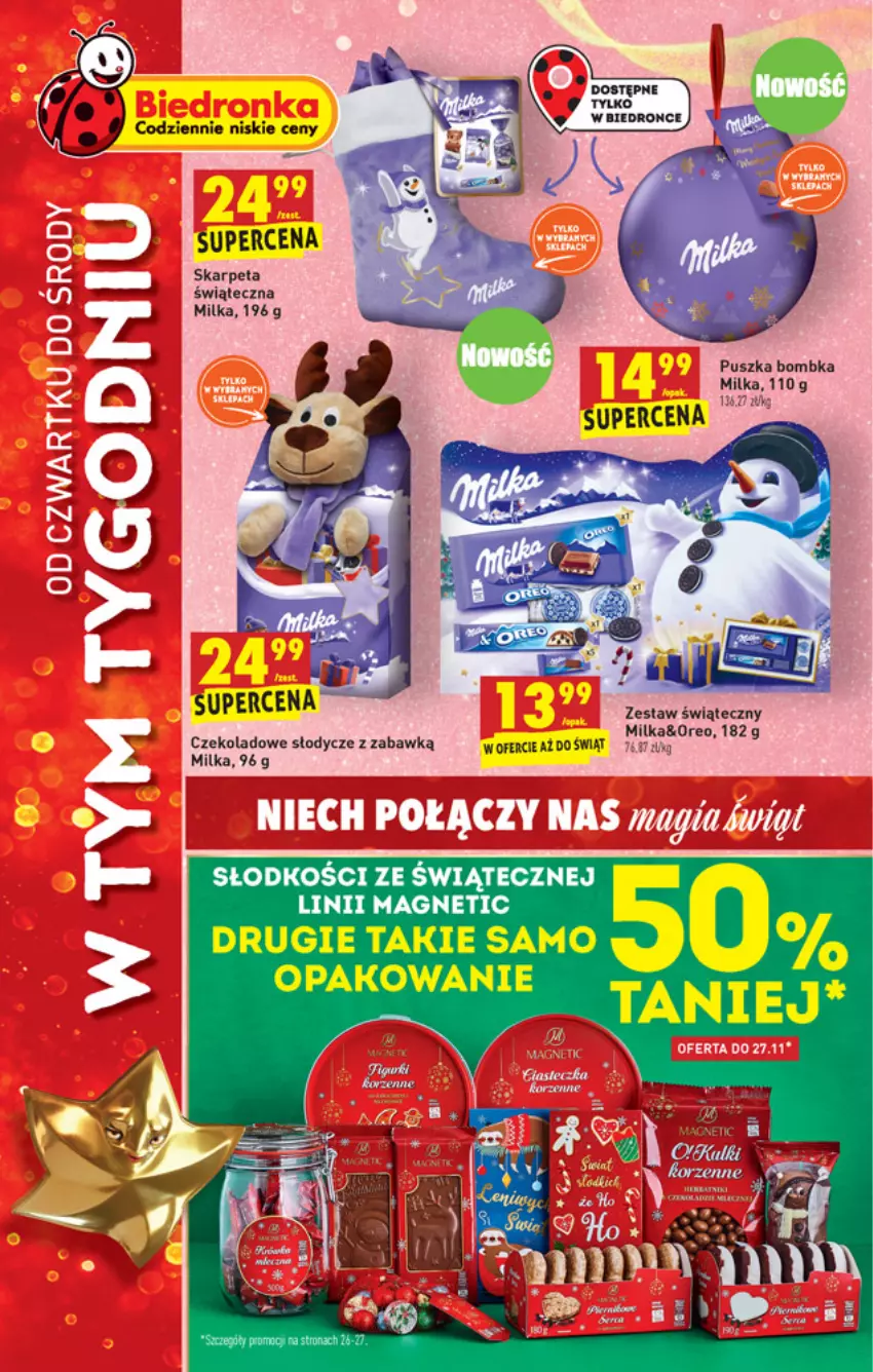 Gazetka promocyjna Biedronka - W tym tygodniu - ważna 25.11 do 01.12.2021 - strona 25 - produkty: Karp, Milka, Oreo