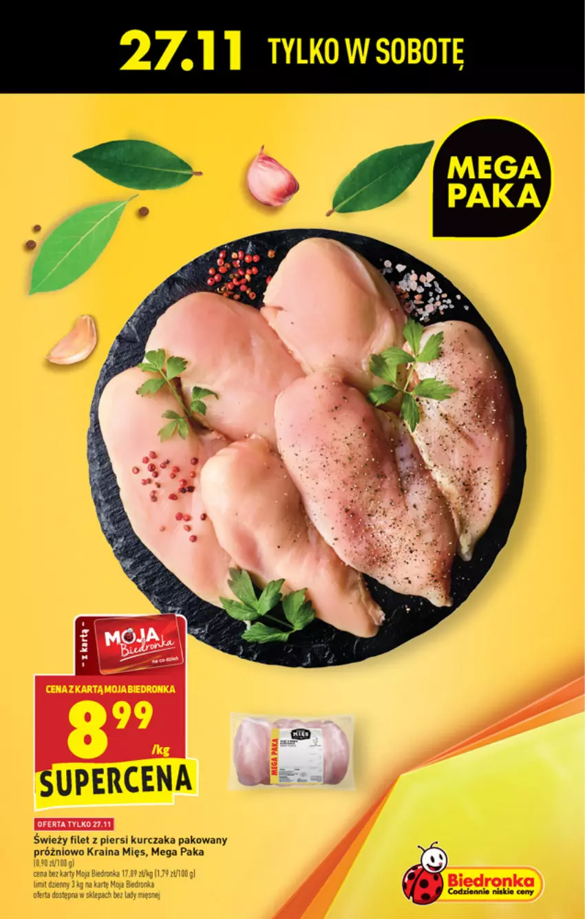 Gazetka promocyjna Biedronka - W tym tygodniu - ważna 25.11 do 01.12.2021 - strona 7 - produkty: Filet z piersi kurczaka, Kurczak
