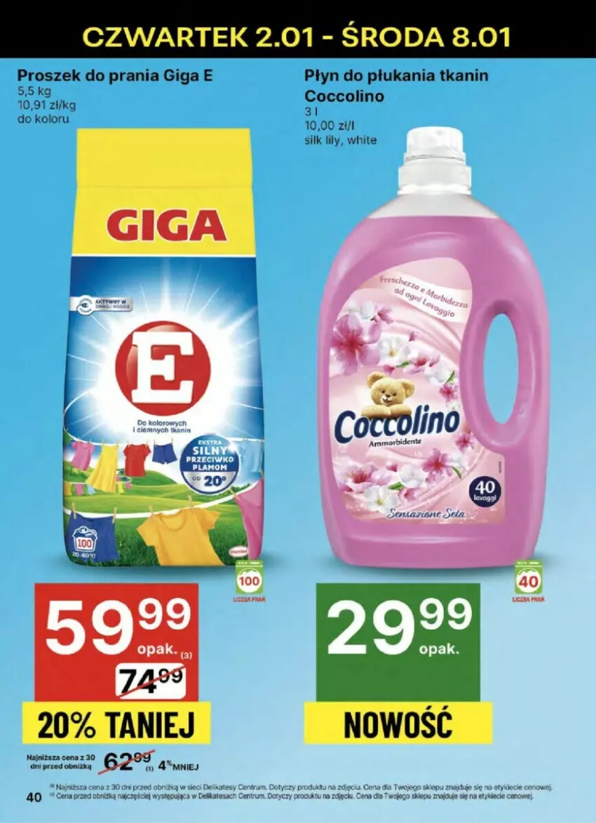 Gazetka promocyjna Delikatesy Centrum - ważna 02.01 do 08.01.2025 - strona 35 - produkty: Płyn do płukania, Proszek do prania, Rum